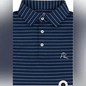 RHOBACK The Captain Stripe
Men's Short Sleeve Performance Polo